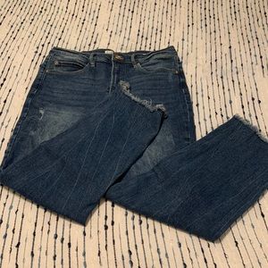 Nicole Miller New York jeans, Nomad Super High Rise Straight, size 12